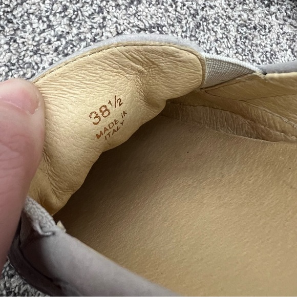 M. GEMI The Cerchio Gray Woven Slip On 38.5 8 - Picture 8 of 11